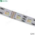 RGBWW 5 в одном вело обломок DC12V/24V гибкие светодиодные полосы 12 мм Ширина для освещения украшения 